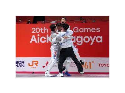 대한민국 펜싱 사브르 단체전 4연패 기록 세움
