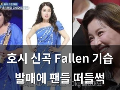 호시 신곡 Fallen 기습 발매에 팬들 떠들썩