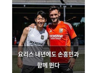 요리스 내년에도 손흥민과 함께 뛴다