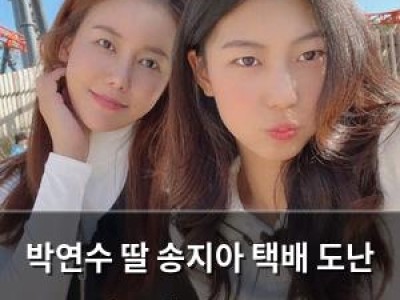 박연수 딸 송지아 택배 도난 사고에 팬들 분노