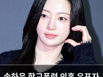 송하윤 학교폭력 의혹 유포자 지명수배 고소 계획까지 밝혀