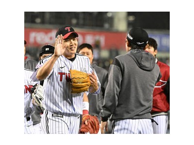 염경엽 감독 임찬규 완봉승에 한 타자 나가면 바꾸려고 했는데