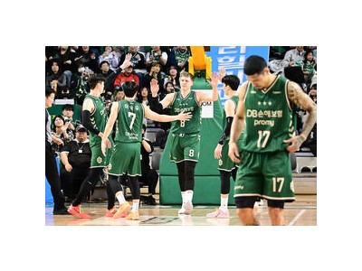 원주 DB 플레이오프서 고양 소노 10연승 저지
