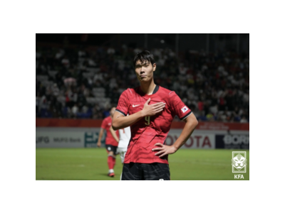 한국-중국 아시안게임 준결승 전반전 1-1 동점